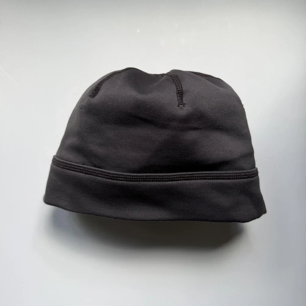 Columbia Omni Heat Beanie Pony Tail Womens Sz L/XL Taupe Gray Thermal Hat